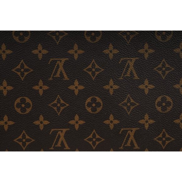 Louis Vuitton Virgil Solar Ray Pouch Orange Brown Canvas Monogram Travel Clutch - Picture 6 of 10